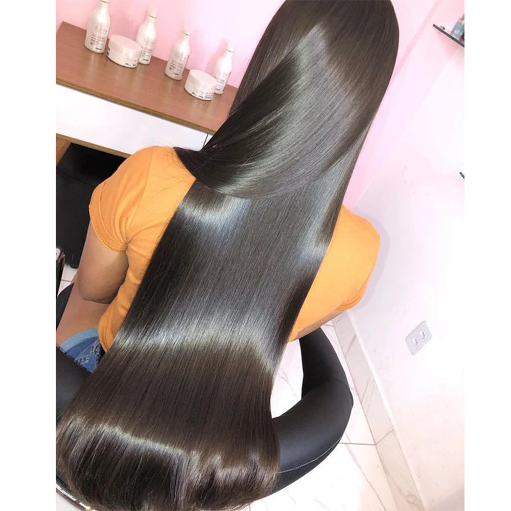 Bone Straight Raw Cuticle Aligned Human Hair Bundles Vendor Cheap 12A Double Drawn Virgin Mink Brazilian Hair Weaves Bundles