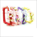 Wholesale Hot Selling Pet Collar Cat Dog Nylon Pet Bell Collar Lace 1.0cm Flower Collar Elegant Cute Pet Accessories