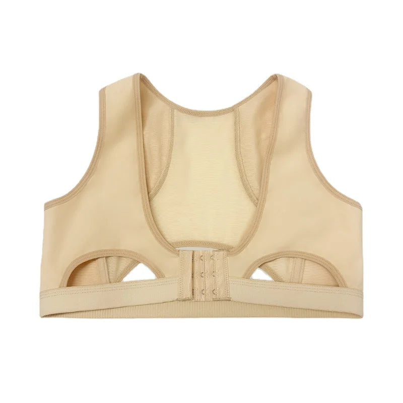 Xsshape Improved Posture Corrector Tops Shapewear Breathable Compression Sleeves Upper Back Brace Plus Size Straightener