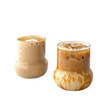2024 New Style Mad Heat Resistant Clear Iced Coffee Cup Large Beer Can Glass Tumble Reusable Juice Milk Mug
