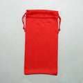 Custom Logo Printed Rectangle Microfiber Pouch Drawstring Sunglass Bags for Eyeglasses & Jewelry Storage