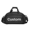 Custom Logo Shoulder Large Capacity Wet Dry Separation Weekender Handbag Sports Yoga Fitness Gym Duffel Travel Bag