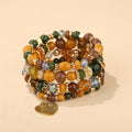 European and American Fashion Unique Design Bracelet Jewelry Accessories Peach Heart Boho Heart Bracelet