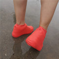 High Quality Women Cover Shoes Water Proof Silicon Shoe Protector Red Garden Protective Gear