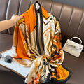 2024 Ladies Fashion Vacation Beach Shawls Women Summer Casual Floral Print 90*180CM Long Scarf Shawl