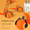 Kitty Electric Smart Bounce Cat Ball PC & Silicone Fashionable Automatic Rolling Vibrate Speedy Toy for Cats and Dogs