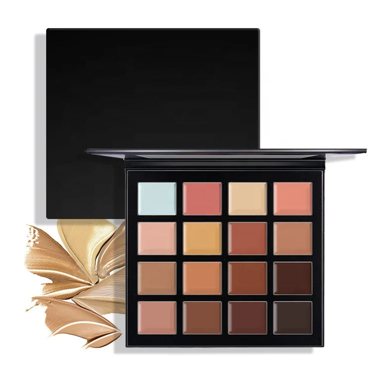 Make Your Own Brand 16 Colors Face Concealer Camouflage Cream Contour Makeup Concealer Palette