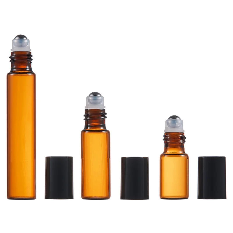 Essential Oil Bottle Luxury 10ml Crystal 5ml 10 ml Roller Perfume Bottle Roll-on Bottle