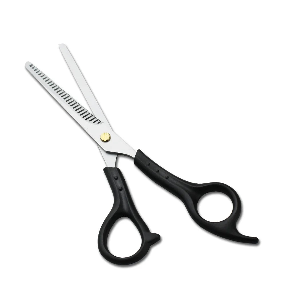 Household Cheap Price ABS Plastic Handle Barber Shears Stainless Steel Hair Cutting Thinning Scissors