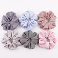 Light Color Stripe Elastic Hair Scrunchies for Female Wholesale Simple Kawa Ihigh Quality  Headband Cloth Hair Accessories