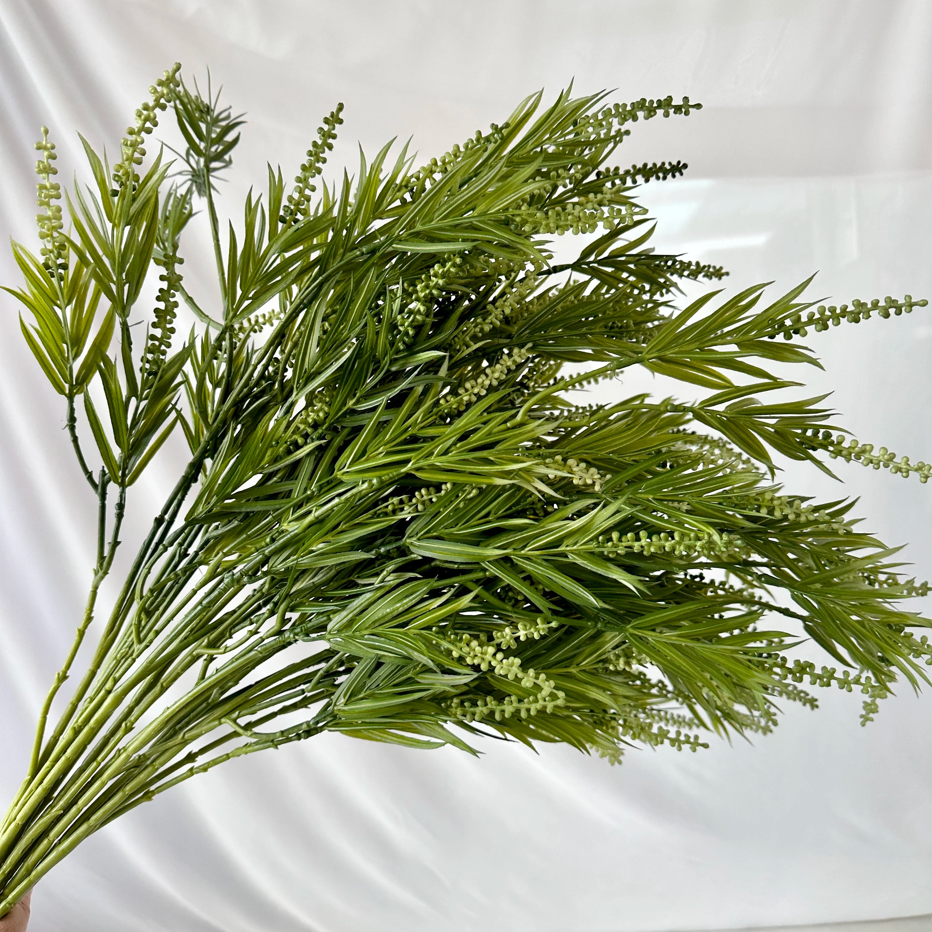 Queyiyi Long Branches Plant Artificial Plant Long Branch Malt Grass Home Decor