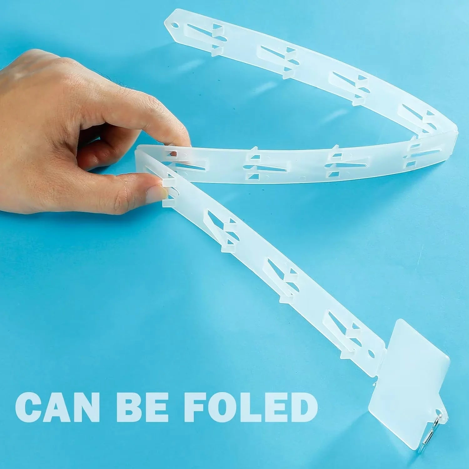 Supermarkets Retail Display Hanging Plastic Foldable Custom Printed Clips Strips for Snacks