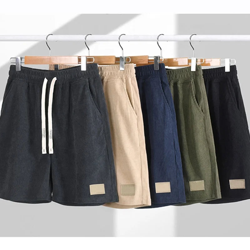 Wholesale Summer Elastic Waist Drawstring Design Shorts Breathable Shorts With Pocket Decoration Straight Leg Sports Shorts