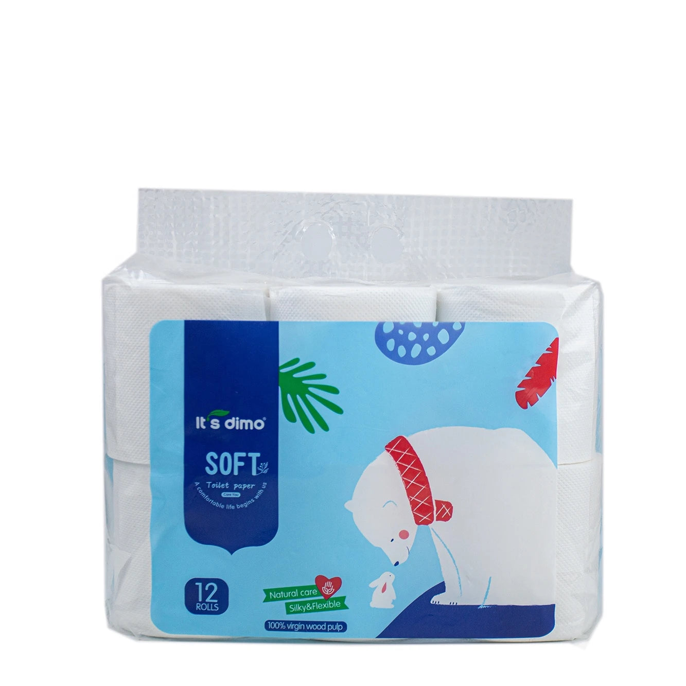 Factory Direct Sale Embossing 2ply Virgin Bamboo Pulp Eco-Friendly Antibacterial Disposable Strong Washable Renewable Bathroom