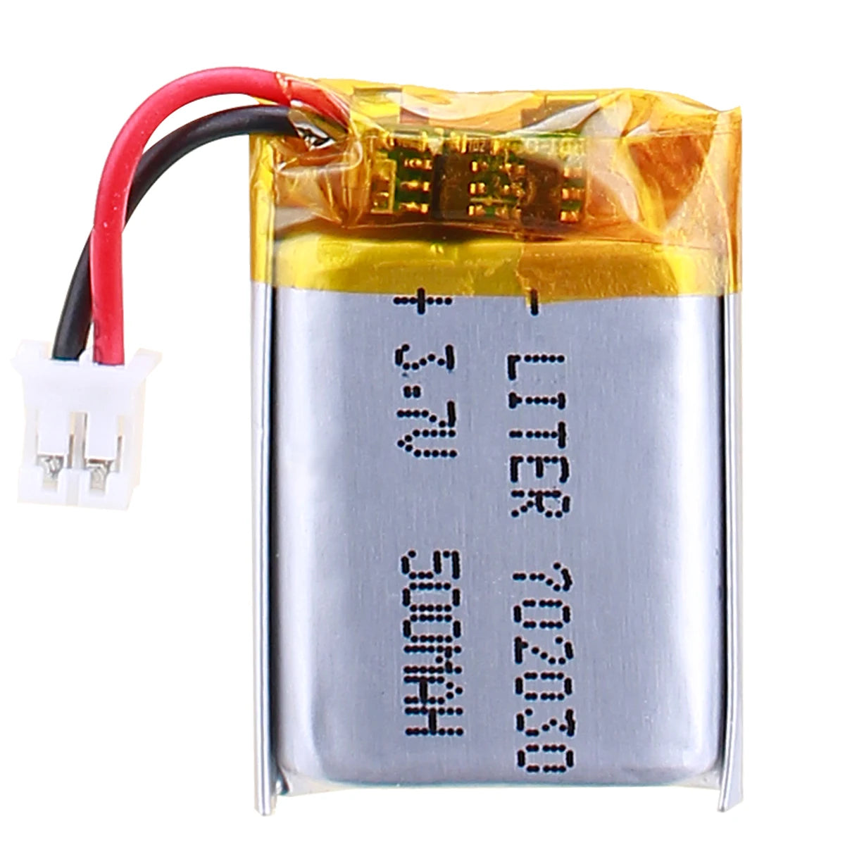 702030 3.7v Battery 500mah  Rechargeable Lipo Battery Solar Li Ion Polymer Lithium  Battery With 2pin PH 2.0mm Connector