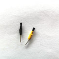 Carbon Brush Custom Production with  Black and Yellow Heat Shrinkable Tube for Ion Generator Parts
