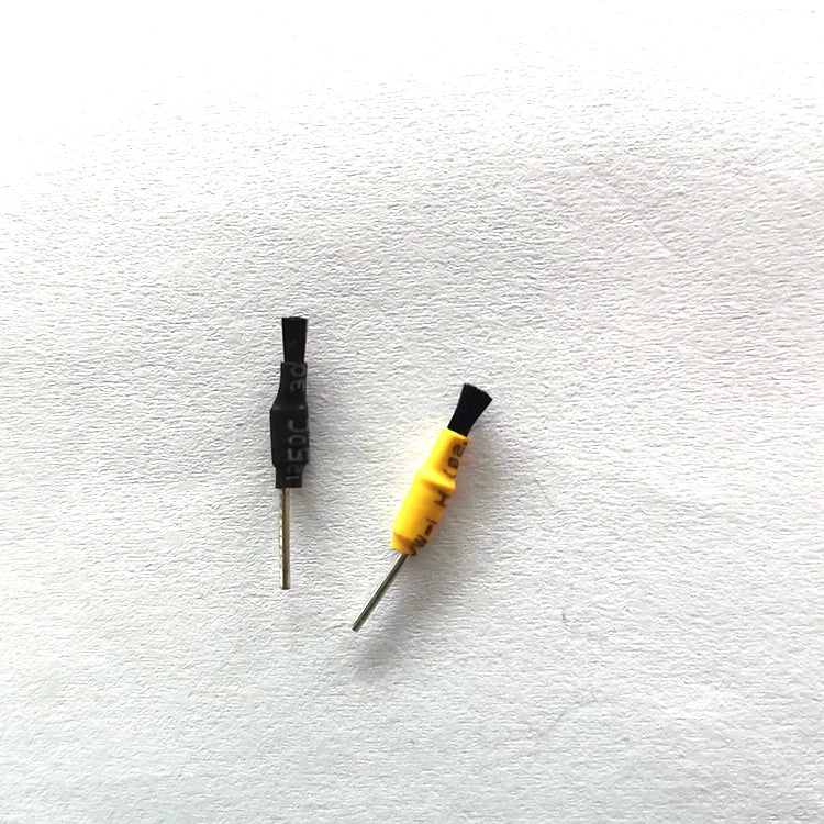 Carbon Brush Custom Production with  Black and Yellow Heat Shrinkable Tube for Ion Generator Parts