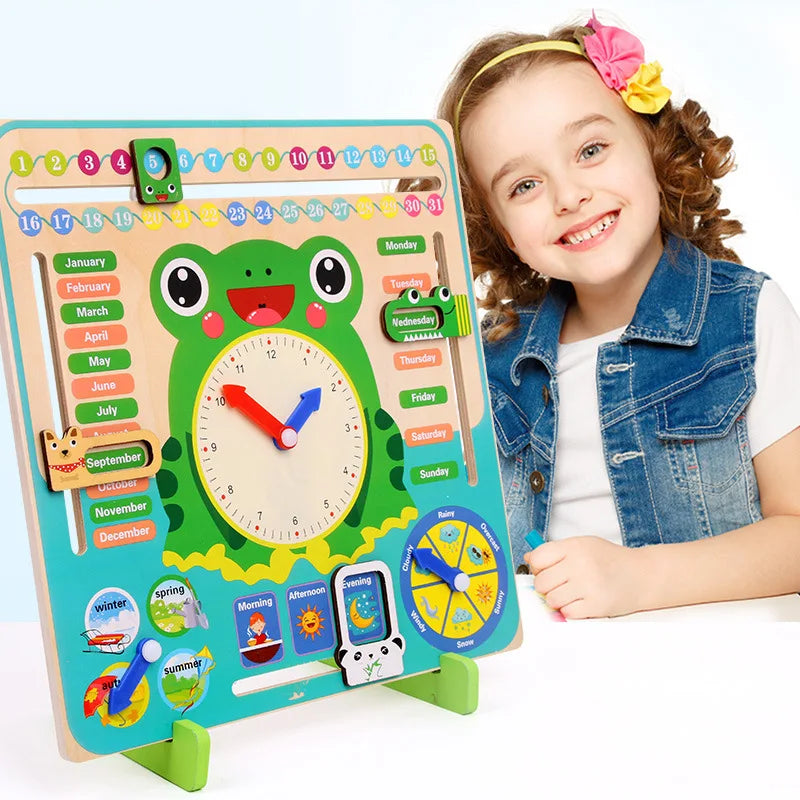 2025 Professional Supplier Calendar Clock Children'S Early Education Toys Children'S Time Cognition English Enlightenment