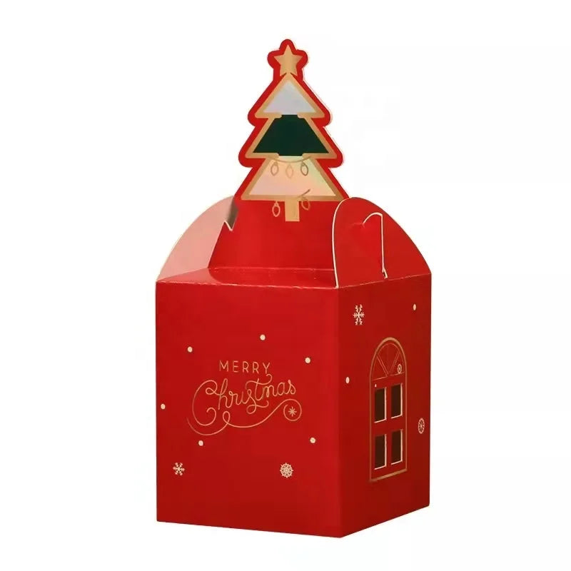 Christmas Paper Kids Candy Bag New Year Christmas Home Decoration Gift Box