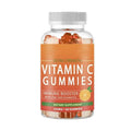 Mint Flavored Orange Sour Vitamin C Gummies Hard Fruit-Infused Coated Candies 60 Count Packaged in Bottle in Stock
