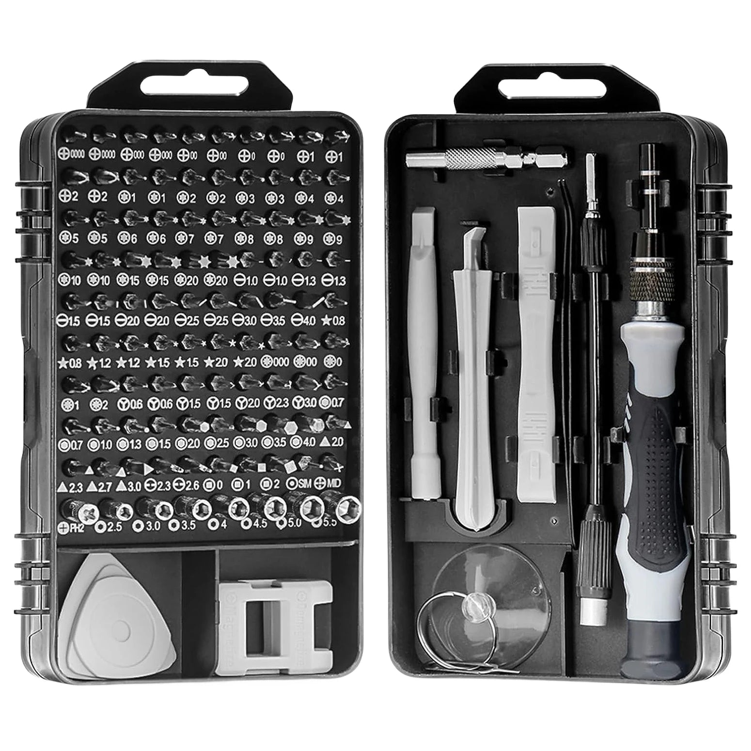 Mini Precision 115 in 1 Screwdriver Set for Mobile Repair Pocket Magnetic Screwdriver Bit Kit