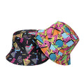 Factory Custom Your Logo Pattern All Over Print Fisherman Sun Shade Beach Hat Gorras Bucket Hat