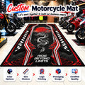 Motorcycle Rubber Mats | Customized Motorcycle Rubber Mat Printed Pit Mat for Motocross Pit Area Repair Work