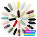 Wholesale Natural Crafts Quartz Point Pendants Healing Products Semi Precious Stone Gemstones and Crystals for Jewelry Making