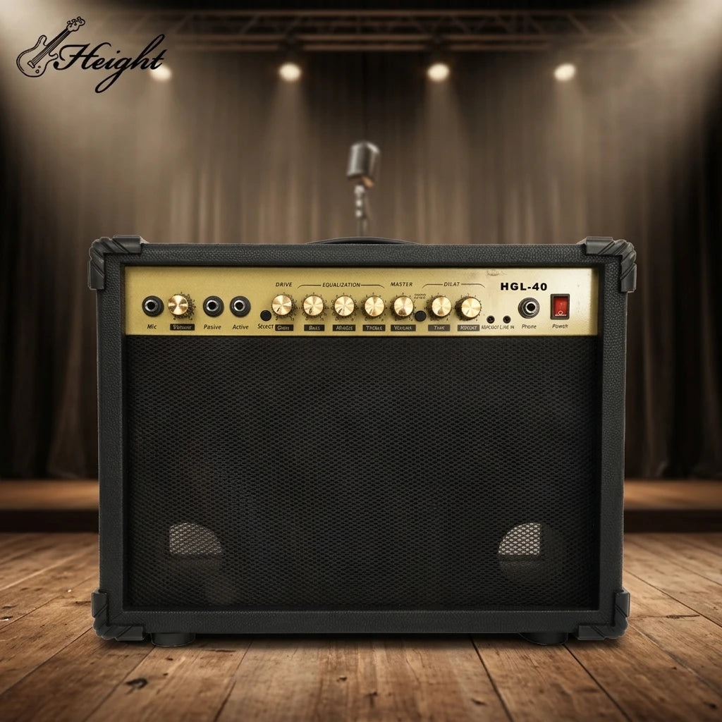Wholesale 40 Watt Electric Guitar Amplifier Professional Combo Guitar Amp with 8 Inch Speaker for Practice