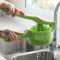 Kitchen Utility Gardget Handle Pressing Design Large Capacity of 1.2L Vegetable Dehydrator Household