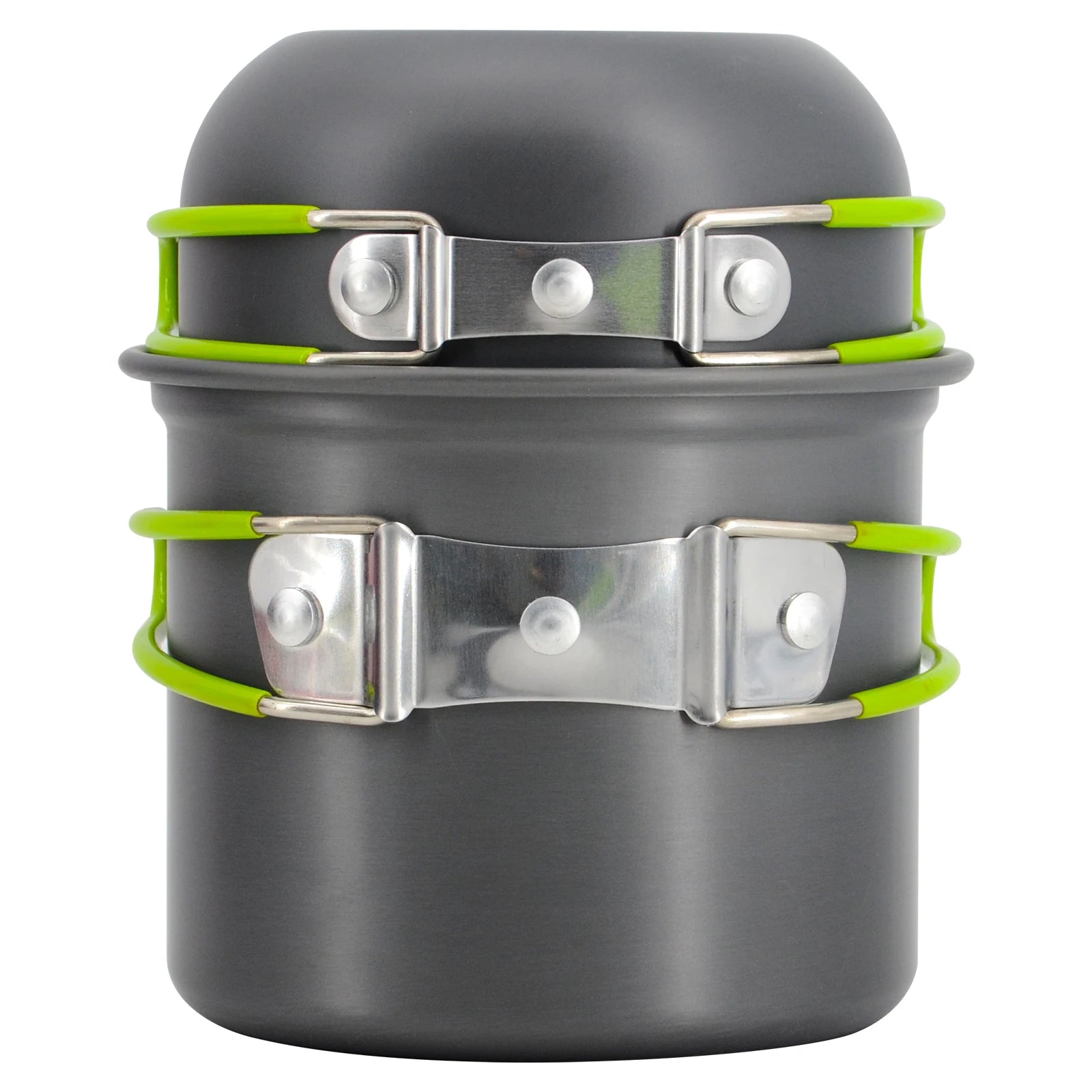 Portable Camping and Hiking Backpacking Cookware Set Lightweight Aluminium Alloy Cooking Pot Net Type Weighted Capacity