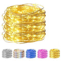 5/10/20M USB LED String Lights Copper Silver Wire Garland Light Waterproof Fairy Lights for Christmas Wedding Party Decoration