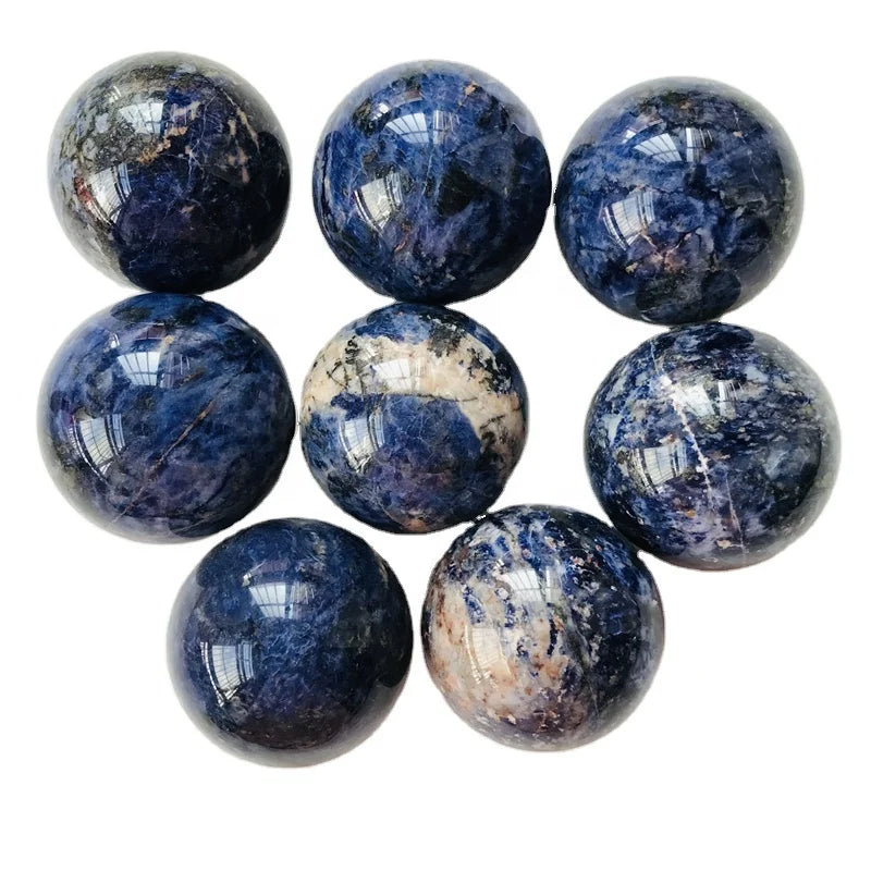 Wholesale Natural Gemstone Spheres Blue Sodalite Ball for Home Decoration