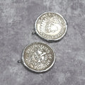 PM32657 39x45mm Vintage Copper Coin Charm Round Shape Indian Chief Head Portrait Coin Soldered Coin Pendant for Jewelry Making