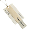 Custom Embossed Clothing Hang Tags Wholesale Cheap Garment Hangtag with String