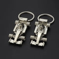 F1 Keychain Racing Activity Gift Personality Pendant Key Buckle Car Key Chain Men's Jewelry Keyring Silver Color Can Be Engraved