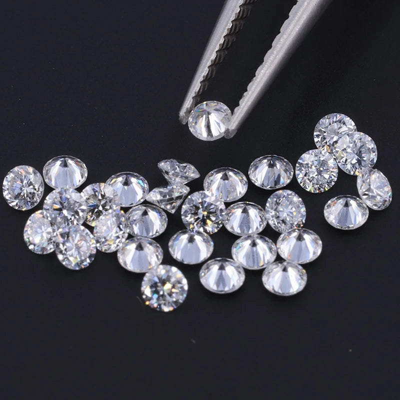 Starsgem Wholesale Sparkling Man Made Diamantes  DEF VVS White Lab Grown Loose Diamonds