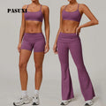 PASUXI New Seamless Women's Sportswear Sustainable Yoga Sets Gym High Quality 2 Piece Fitness Yoga Wear Workout Clothing