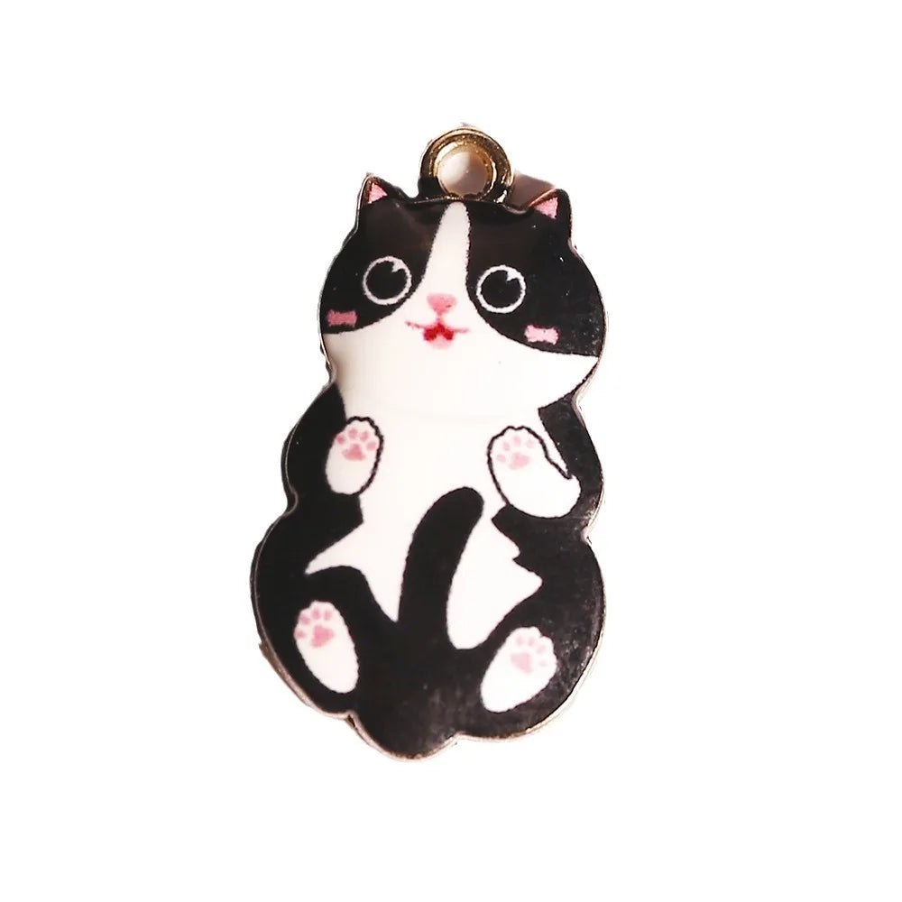 AA016226 Cat Animal Beads Kids Girls Necklace Pendants Animal Charms Jewelry Accessories