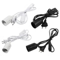 E27 Lamp Power Cord Extension Cable US/EU Plug With Switch Wire for Pendant LED Bulb Hang Lamp Suspension Socket Holder