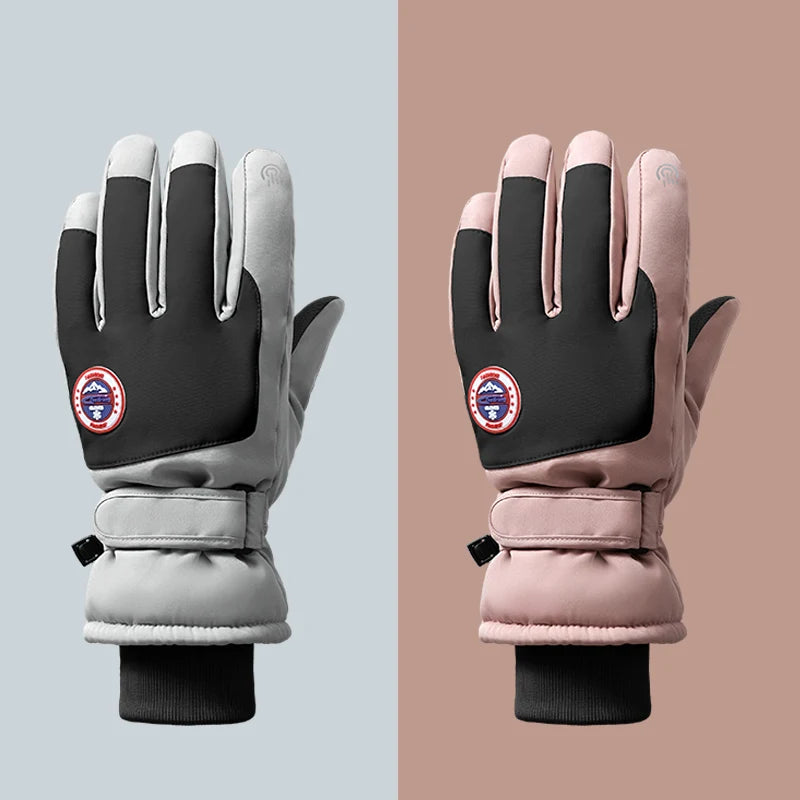 High Quality Winter Snowboard Women Men Cold-proof Touchscreen Custom Warm Thermal Ski Gloves