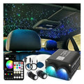 DC12v 20W Twinkle RGBW Fiber Optic Light Engine +Mobile App Control With 0.75mm 900pcs 3meter Fiber Optic Star Light for Car