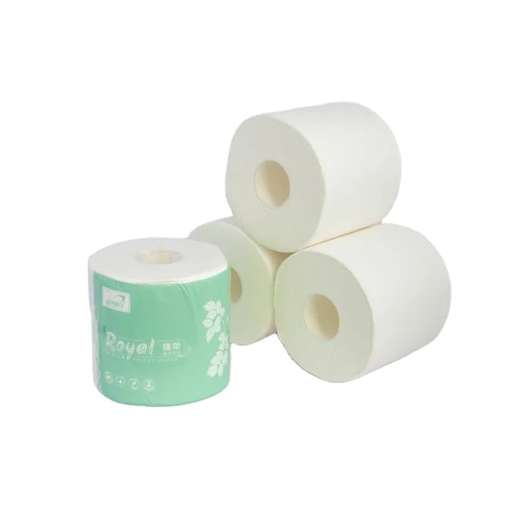 Skin Care Ultra Soft Embossed Multifunctional 4-Ply 100% Virgin Bamboo Pulp ISO9001 Certified Commercial Chinese Toilet Paper