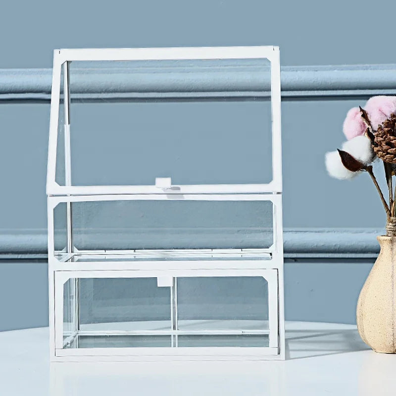 OWNSWING Creative Multiple Drawers Design Make up Lipstick Jewelry Holders Cosmetics Storage Boxes