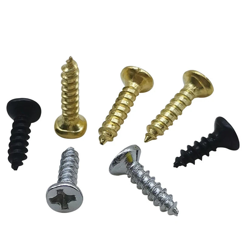 M2 M2.5 M3 M3.5 M4 Metric Iron Fastener Recessed Self Drilling Threaded Thick Flat Head Cross Countersunk Self Tapping Screw