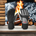 HBG 1458 Winter Non-slip Waterproof Windproof Custom Ski Snowboard Warm Snow Gloves for Unisex