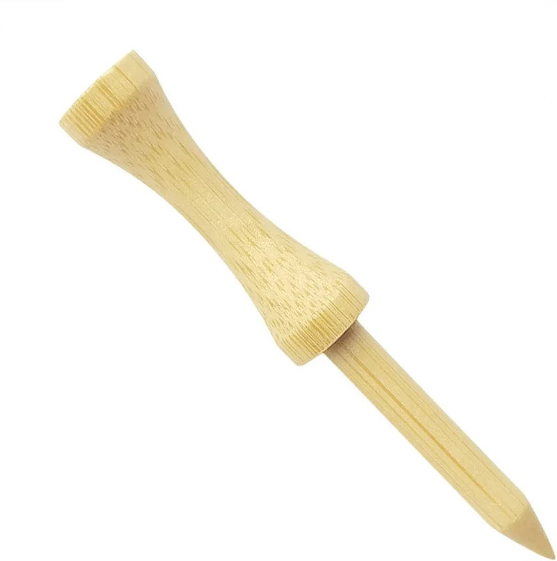 Setp Down Natural Bamboo Golf Tees Eco-Friendly Biodegradable Stock Golf Accessories