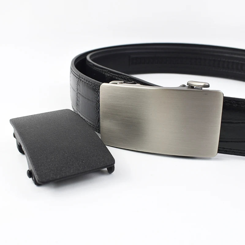 Meetee KY415 35mm DIY Clothing Accessories Smooth Alloy Belt Lock Fashion Business Men Decorative Hardware square Buckle