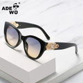 Fashion Cat Eye Sun Glasses Women Gradient Lenses Cateye Sunglasses Female Ladies Shades Eyeglasses Wholesale XY8633 for Summer