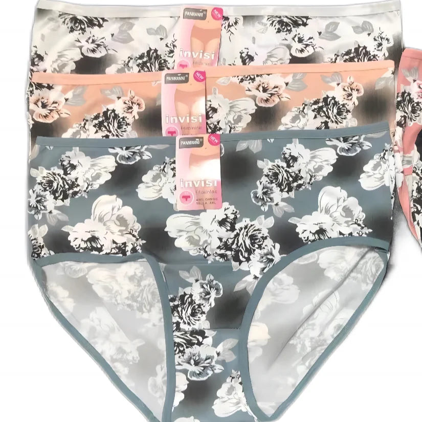 2026 Pinky Lady Hot Selling Mixed Color Stock Stocklot Seamless Brief Panties Underwear Cheap Lady Bulk Wholesale Panties Women